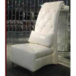 JVmoebel Sessel, Luxus Sessel Chesterfield Kunstleder 1 Sitzer Weiß Sessel Lounge Neu weiß