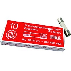 Wolf Sicherung Fein 4A Flink 250V 5x20mm 274570099 für CGB-2