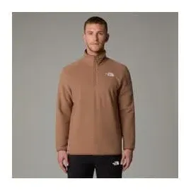 The North Face Herren 100 Glacier 1/4 Zip Pullover (Größe XL, braun)