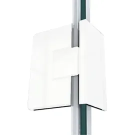Buylando Emma Komplettdusche 75 x 195 cm rechts 75 x 90 cm Weiß transparent/matt