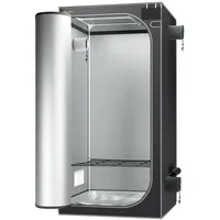 Bloomint Growzelt 100 x 100 x 200 cm Anbauzelt 2.0, Stabiler Stoff, Hochreflektierendes Diamantmuster Grow Tent