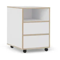 Vicco Rollcontainer Tetrix, Weiß, 42 x 55 cm mit