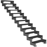 DOLLE Außentreppe Gardentop 270-330 cm Trimax Anthrazit