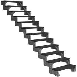 DOLLE Außentreppe Gardentop 270-330 cm Trimax Anthrazit