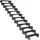 DOLLE Außentreppe Gardentop 270-330 cm Trimax Anthrazit