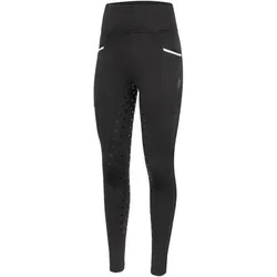 Reitleggings Kinder mit Silikonvollbesatz START Lincolnshire schwarz 146