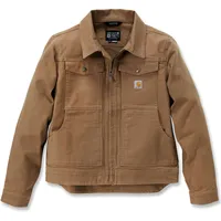 CARHARTT Duck Relaxed-Fit, Textiljacke - Braun - M