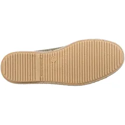 Bootsschuh VERBENAS "TRUMAN BUZZBEE", Herren, Gr. 41, grün, Textil, Veloursleder, klassisch, Schuhe, Espadrilles, Sommerschuh, Schnürschuh mit Juterahmen