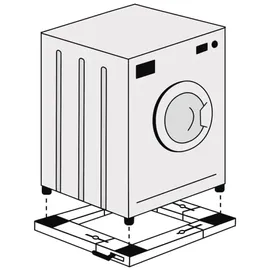 SUPERIOR ELECTRONICS Antivibrationsunterlage für Waschmaschine 68 x 68 cm, Weiß