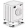 SUPERIOR ELECTRONICS Antivibrationsunterlage für Waschmaschine 68 x 68 cm, Weiß