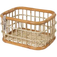 Basil Green Life Rattan Fahrradkorb M naturbraun