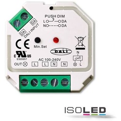 DALI-2 DT6 / Push Phasenabschnitt-Dimmer für dimmbare 230V Leuchtmittel und Trafos 400VA