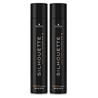 2er Super Hold Hairspray Haarspray Black Silhouette Styling Schwarzkopf 500 ml