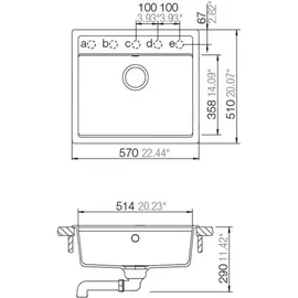 Schock Nemo N-100 Einbau onyx + Excenterbetätigung