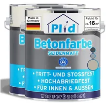 Plid Premium Betonfarbe Bodenbeschichtung Bodenfarbe Sockelfarbe Kieselgrau