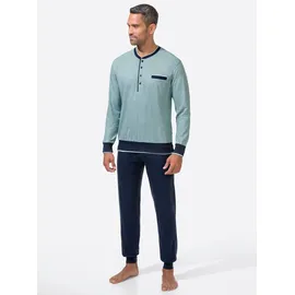 Pastunette Schlafanzug Langarm Blau 48/50