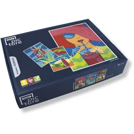 PlayMais Diamond Painting ECOPIXX PICTURE Good Vibes 275 x 375mm Mosaik Bastelset aus Maisgrieß ab 12 Jahren