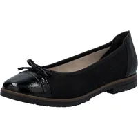 Rieker Damen 45358 Ballerinas, Schwarz, 40 EU