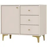 masseno Kommode TORINO 84 x 72 x 41 cm Beige