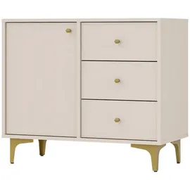 masseno Kommode TORINO 84 x 72 x 41 cm Beige