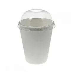 50 Stk. ECO-Faser-Kompostierbare Becher für heiße und kalte Getränke Ref PW210GPU8 Ref.PW210GPU8