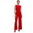 Vera Mont Damen Jumpsuit mit weitem Bein Red Rose,34 - 34