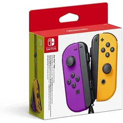 Nintendo Switch Joy-Con 2er-Set neon-lila/neon-orange | Zustand: Neu & original versiegelt