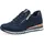 Marco Tozzi Damen Sneaker flach Vegan Freizeit, Blau (Navy Comb), 39 EU