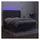 vidaXL Boxspringbett 140 x 200 cm Dunkelgrau
