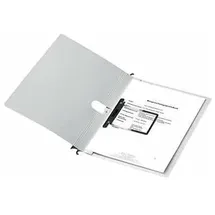 dots Hängehefter Karton lichtgrau DIN A4 1x kaufmännische BZ-Heftung, 5 St.