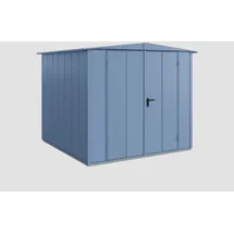 Hörmann Elegant-S Gerätehaus 2,58 x 2,48 m Taubenblau