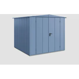 Hörmann Elegant-S Gerätehaus 2,58 x 2,48 m Taubenblau