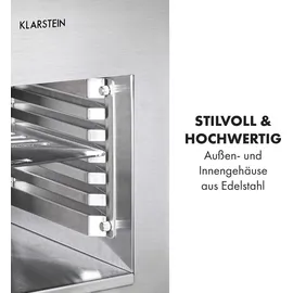 Klarstein Hannibal Hochtemperaturgrill Indoor 2.200W 850°C Edelstahl silber