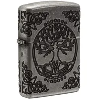 Zippo Tree of Life - Sturmfeuerzeug Nachfüllbar Silber