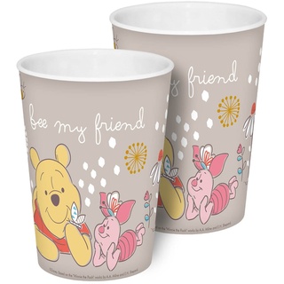 Disney Trinkbecher Winnie Pooh bee my friend 2er Set