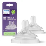 Philips Natural Response - Sauger 2, langsame Durchflussrate, 2er-Pack - SCY962/02