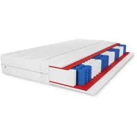 Marpur Taschenfederkernmatratze Weiß, H3, 180x200 cm, Oeko-Tex® Standard 100,