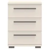 PLACES OF STYLE Nachtkonsole PLACES OF STYLE "Opera Nachtkommode, Nachttisch, 2 oder 3 Schubladen, Made in Europe", beige (cashmere farbe), B:45cm H:61cm T:40cm, FSC-zertifizierter Holzwerkstoff, Sideboards, Nachtkonsole, UV lackiert, Soft Close Funktion, ideal passend