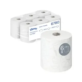 Kleenex Ultra 6780 2-lagig, Airflex, ws 6 Rollen 150 m