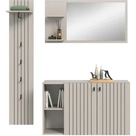 Möbel Boss Garderobenkombination 152 x 37 x 192 cm braun