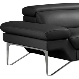 Egoitaliano "Princess, Designsofa und super bequem, tolle Detailverarbeitung", inkl. verstellbarer Kopfteile schwarz,
