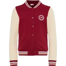 KangaROOS Sweatjacke in bordeaux/beigemeliert | Gr.: 140/146