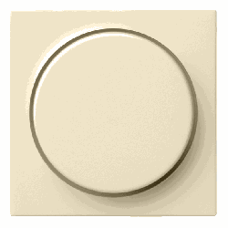 Gira Abdeckung mit Knopf für Dimmer (cremeweiß, glänzend)