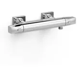 tres armaturen Over Wall Duschthermostat Aufputz Thermostat für 1 Verbraucher Chrom 19016405