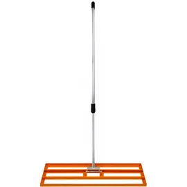 T-Mech Rasenrakel, Orange, Metall, 100x115x32 cm, Gartenzubehör, Gartenpflege, Gartenwerkzeuge