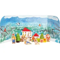 Small Foot Company small foot 11675 - Adventskalender Winterwald, 3D, Pappe/Holz