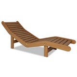 Casa Padrino Luxus Liege Braun 164 x 69 x H. 74 cm - Handgefertigte Gartenliege - Poolliege - Saunaliege - Garten Möbel - Pool Möbel - Sauna Möbel - Luxus Qualität - Made in Italy