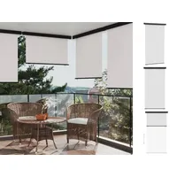 vidaXL Balkon-Seitenmarkise 160 × 250 cm Creme