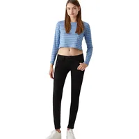 LTB Molly Jeans mit Super Slim Fit in Schwarz-W26 / L30