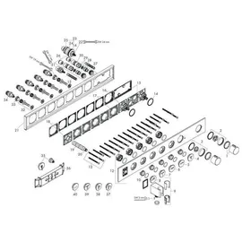 Hansgrohe ShowerSolutions Thermostatmodul Select Unterputz für 5 Verbraucher Chrom 18358000